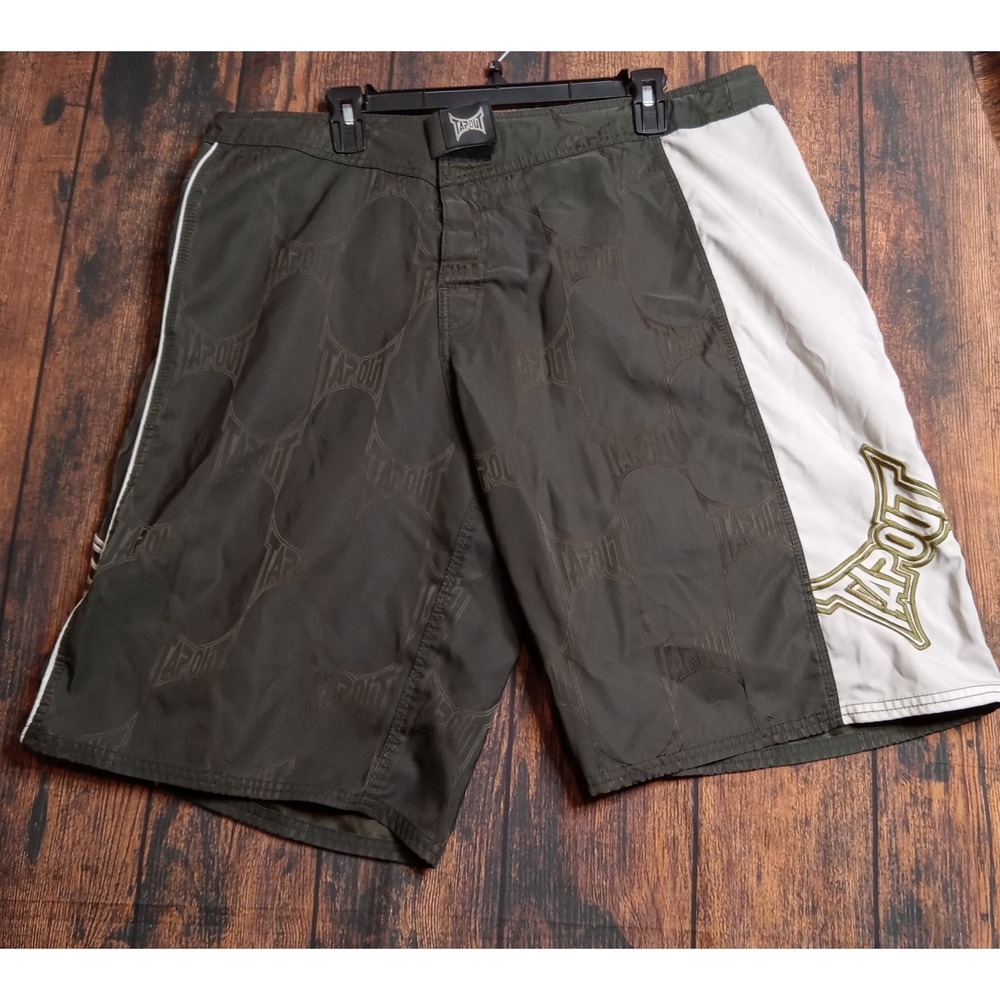 Tapout Men's Rash Guard Drawstring Size Large‎ Black